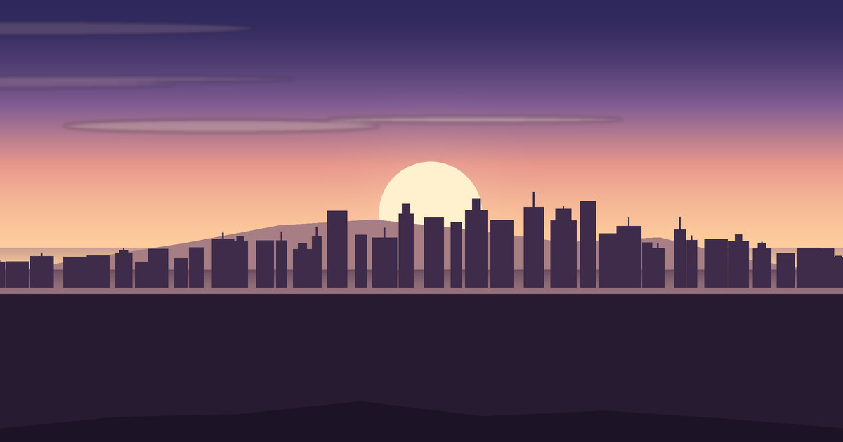 Illustrated view of Calgary