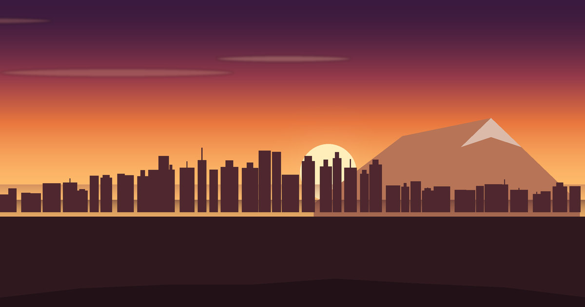 Illustrated view of Cincinnati