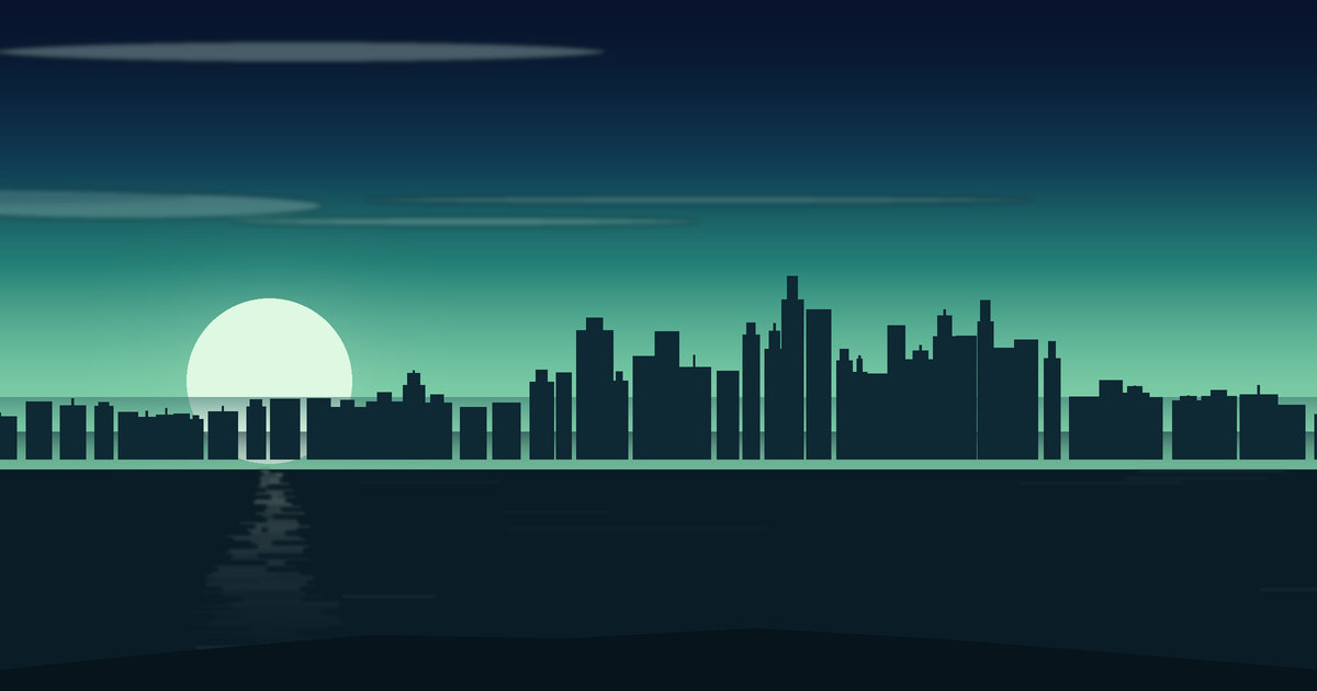 Illustrated view of Indianapolis