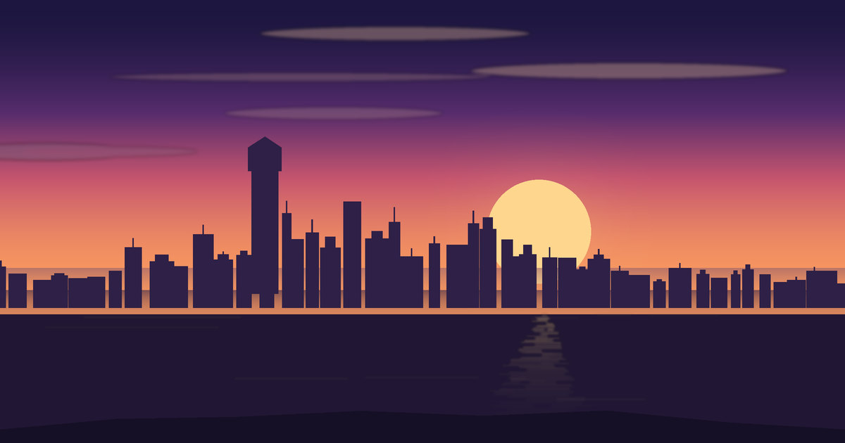 Vista ilustrada de Philadelphia